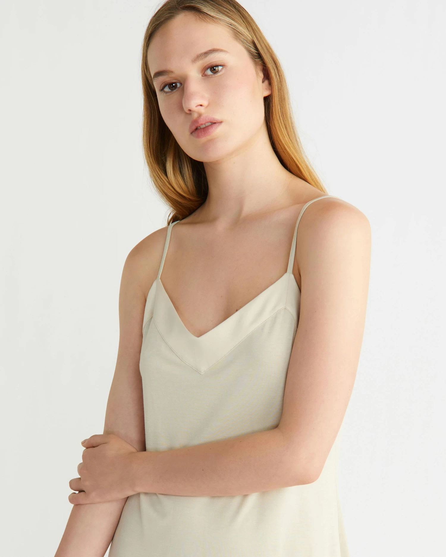 Calvin Klein Sophisticated Lounge Modal Satin Chemise - Image 3