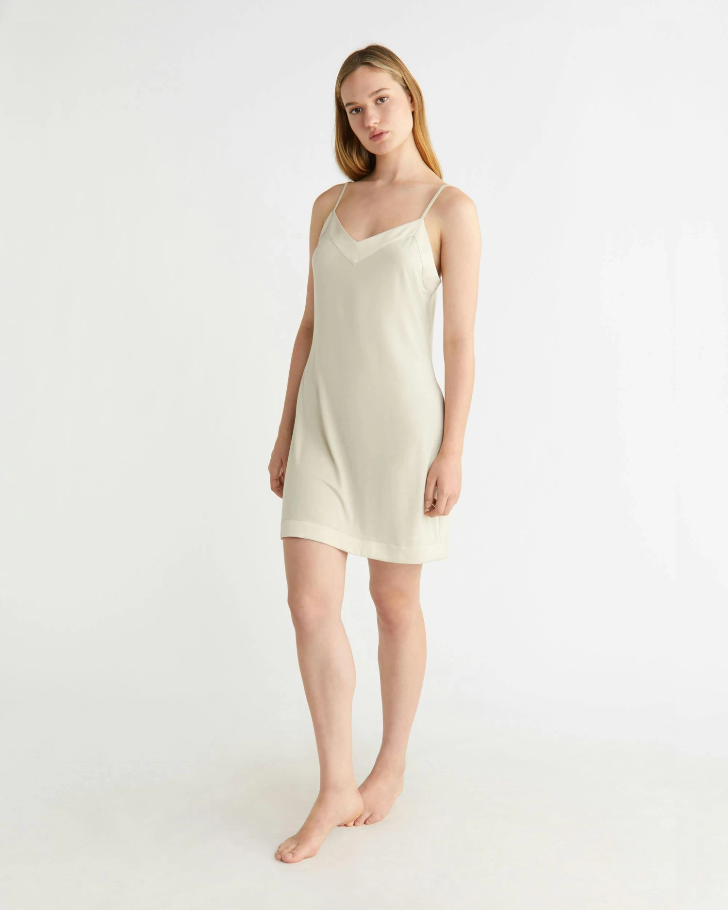 Calvin Klein Sophisticated Lounge Modal Satin Chemise - Image 4