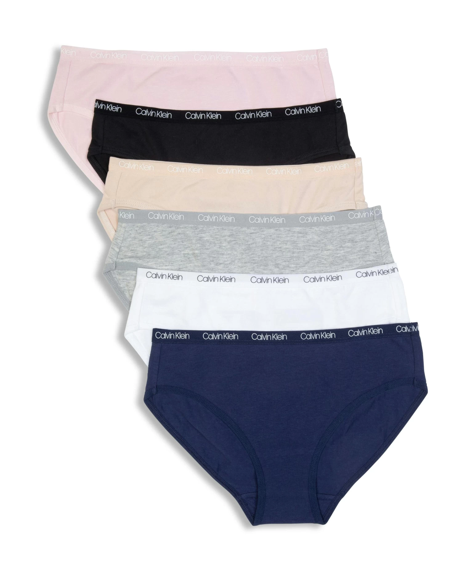 Calvin Klein Girls 6 Pack Bikini Briefs - Image 4
