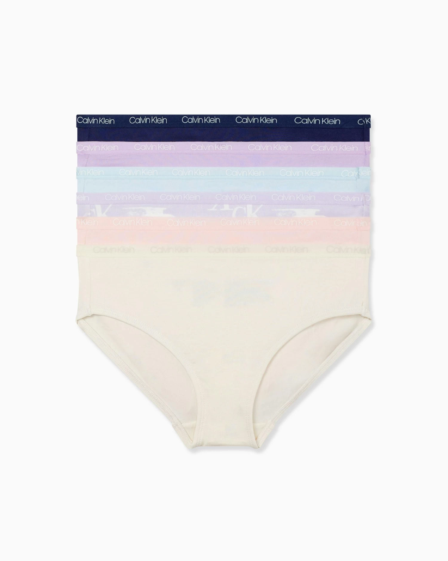 Calvin Klein Girls Recycled 6-Pack Bikini Briefs