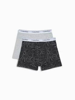 Calvin Klein Boys Modern Cotton 2 Pack Boxer Briefs