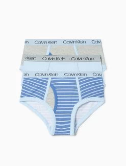 Calvin Klein Boys Modern Cotton 3-Pack Hip Briefs