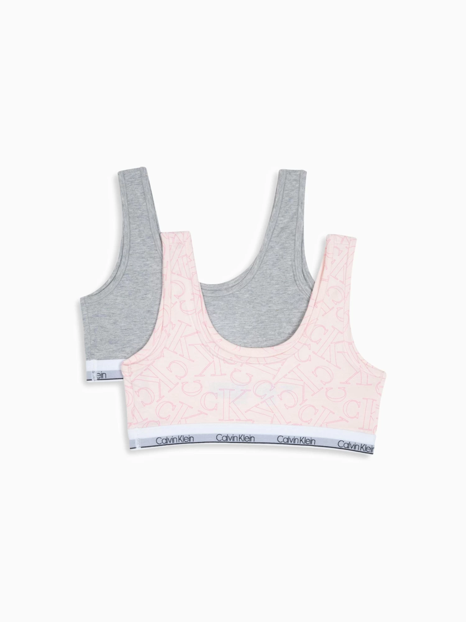 Calvin Klein Girls Modern Cotton 2 Pack Bralettes - Image 2