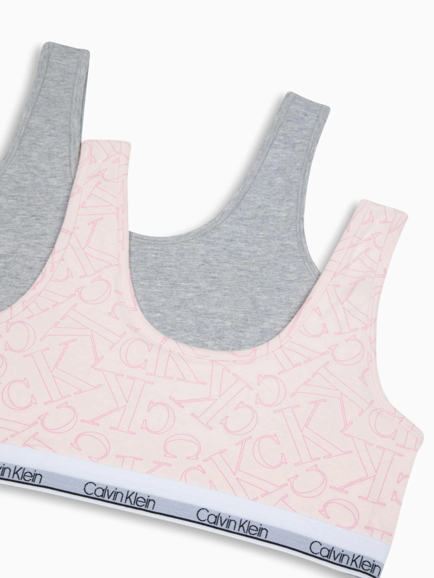 Calvin Klein Girls Modern Cotton 2 Pack Bralettes - Image 3