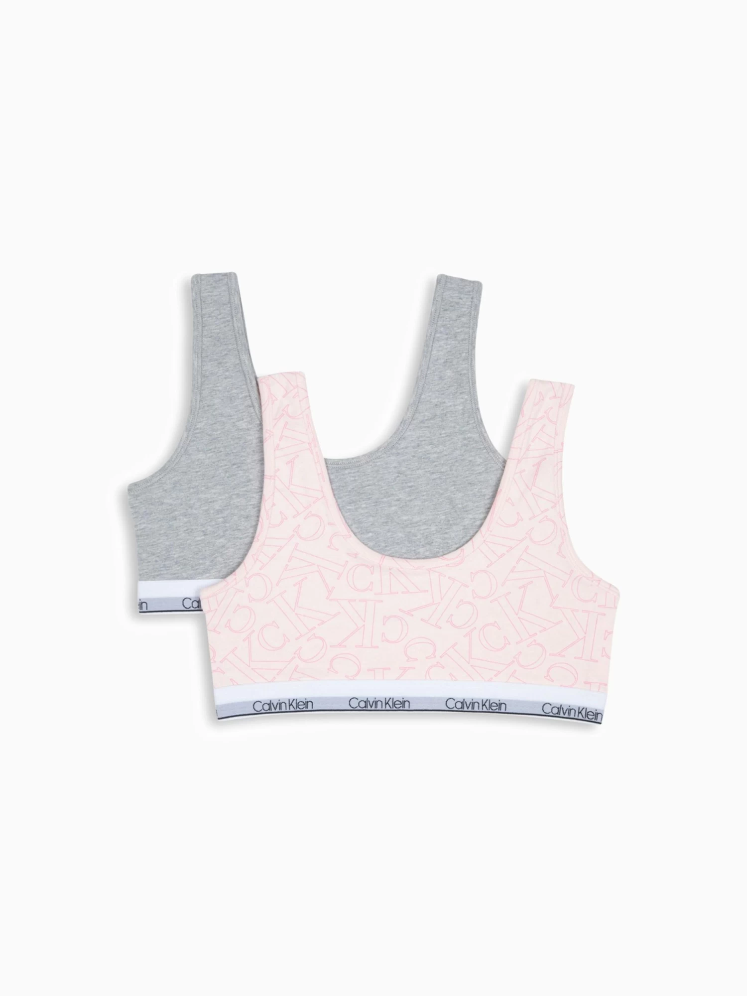 Calvin Klein Girls Modern Cotton 2 Pack Bralettes