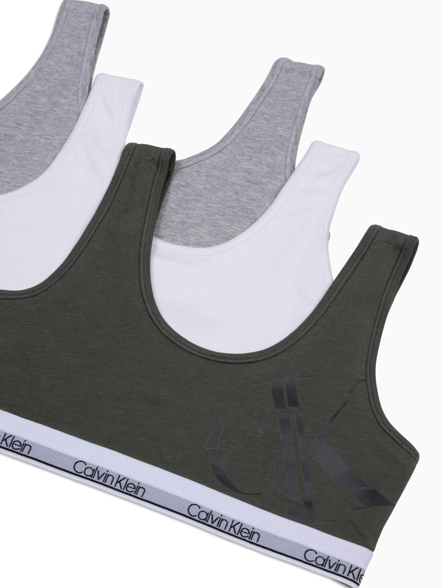 Calvin Klein Girls Modern Cotton 3 Pack Bralettes - Image 3