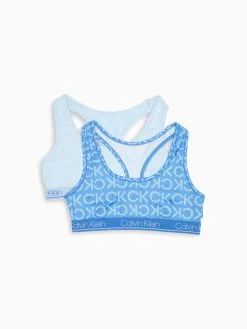 Calvin Klein Girls Recycled 2 Pack Racerback Bra