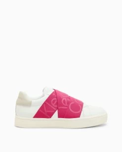 Calvin Klein Leather Slip-On Trainers