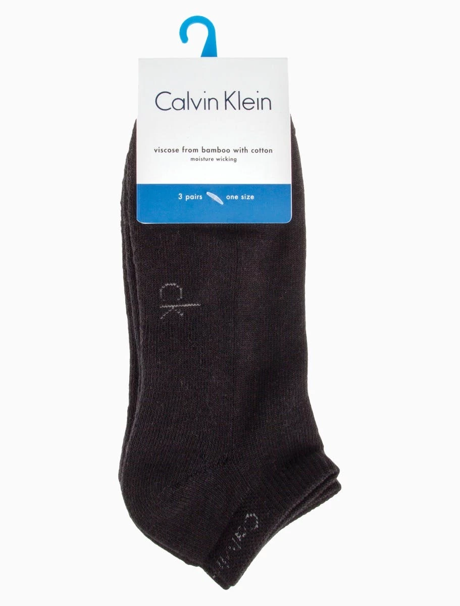 Calvin Klein 3 Pack Bamboo Blend Liner Socks - Image 2