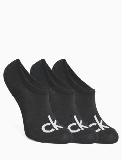Calvin Klein 3 Pack Logo Liner Socks