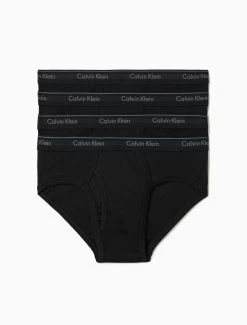 Calvin Klein Cotton Classics 4 Pack Hip Briefs